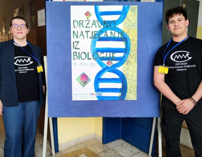 Vinkovčanin Vjeko Šarić državni prvak iz biologije